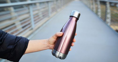 can i take an empty metal flask on a plane